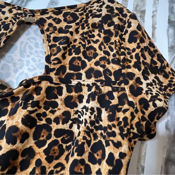 By & By Leopard Print Women's Top - XXL P2P:23” L:25” - Picture 5 of 13